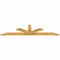 Ekena Millwork Saratoga Rough Sawn Timber Gable Bracket, Western Red Cedar, 108"W x 27"H x 2"D x 6"F, 6/12 Pitch GBW108X27X0206SAR00RWR - alternate 3